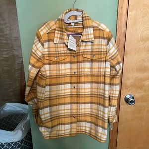 Coldwater creek Weekend Trails Shirt jacket in size large NWT